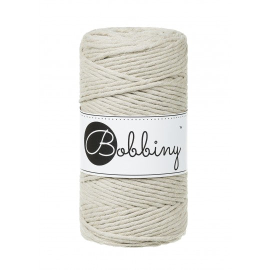 Bobbiny macramé 3 mm regular (rozčesatelná)