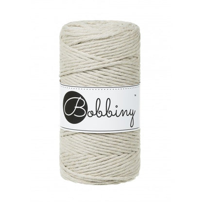 Bobbiny macramé 3 mm regular (rozčesatelná)