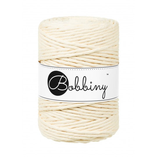 Bobbiny macramé XXL 5 mm regular (rozčesatelná)