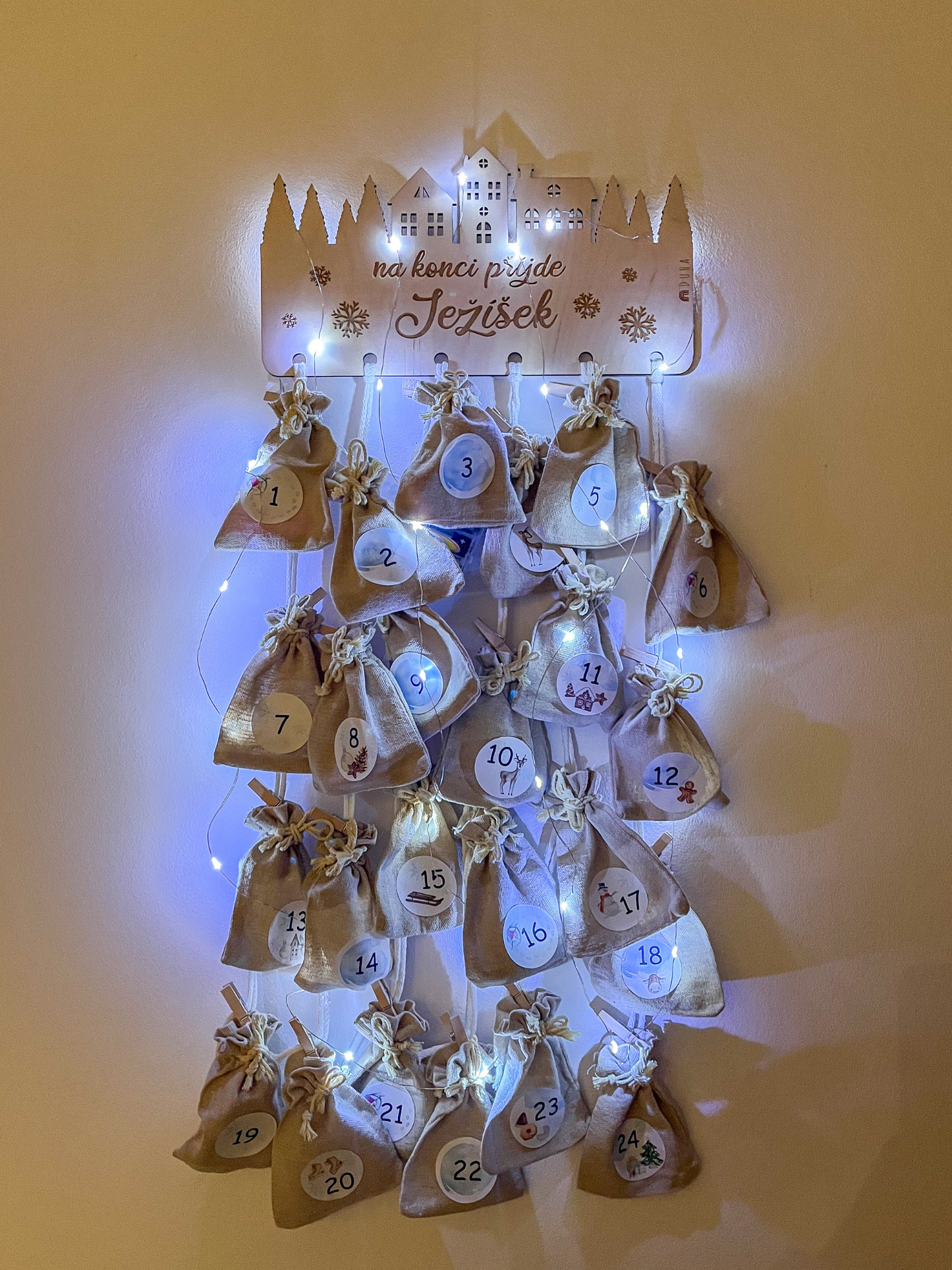 Světýlka 3 m - bílá