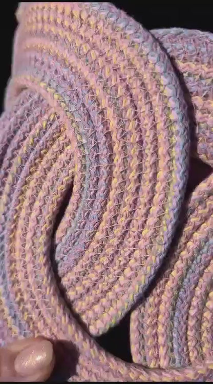 Duhová šňůra NA ŠITÍ 6 mm - 🌈 PASTELKA