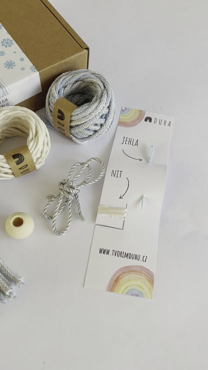 Kreativní sada - Macramé Elza (Ledové království)