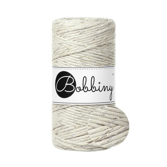 Bobbiny macramé 3 mm regular (rozčesatelná)