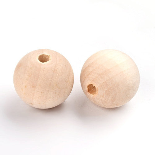 Dřevěné korálky hladké (více velikostí)