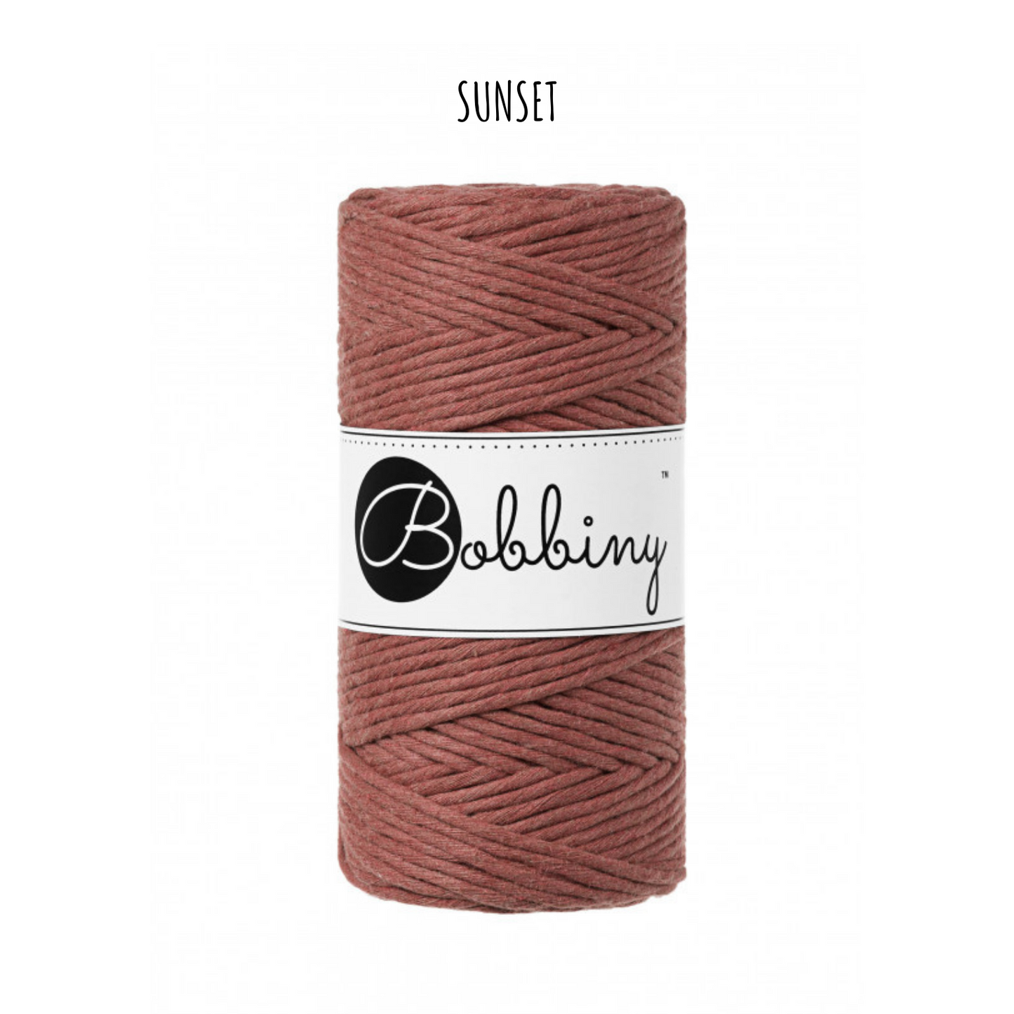 Klubíčko 10/20 m Bobbiny macramé 3 mm regular (rozčesatelná)