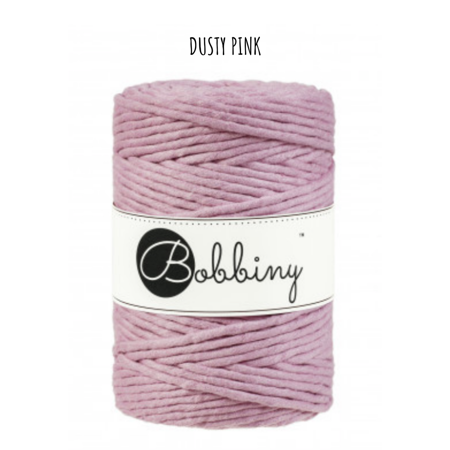 Bobbiny macramé XXL 5 mm regular (rozčesatelná)