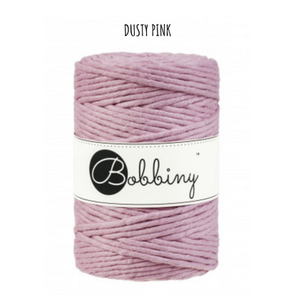 Bobbiny macramé XXL 5 mm regular (rozčesatelná)