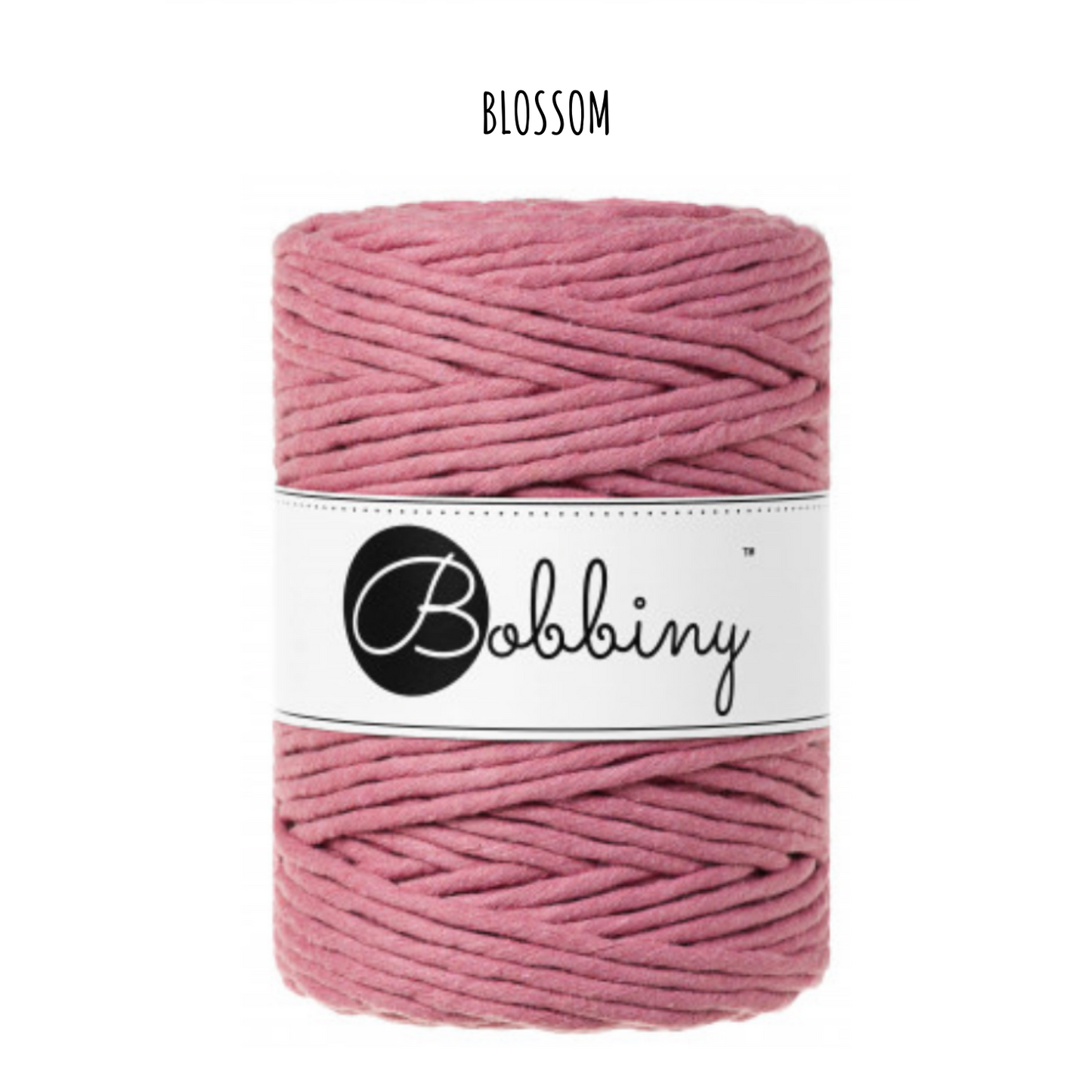 Bobbiny macramé XXL 5 mm regular (rozčesatelná)