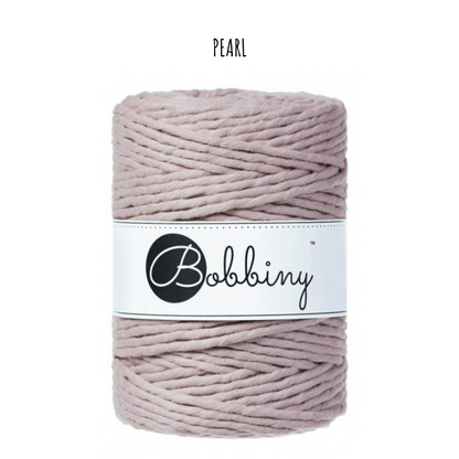 Bobbiny macramé XXL 5 mm regular (rozčesatelná)