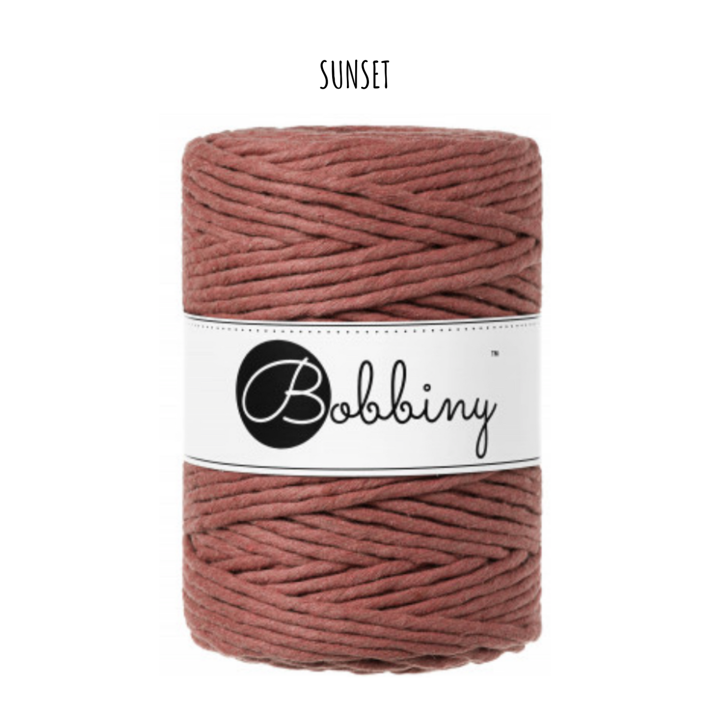 Bobbiny macramé XXL 5 mm regular (rozčesatelná)
