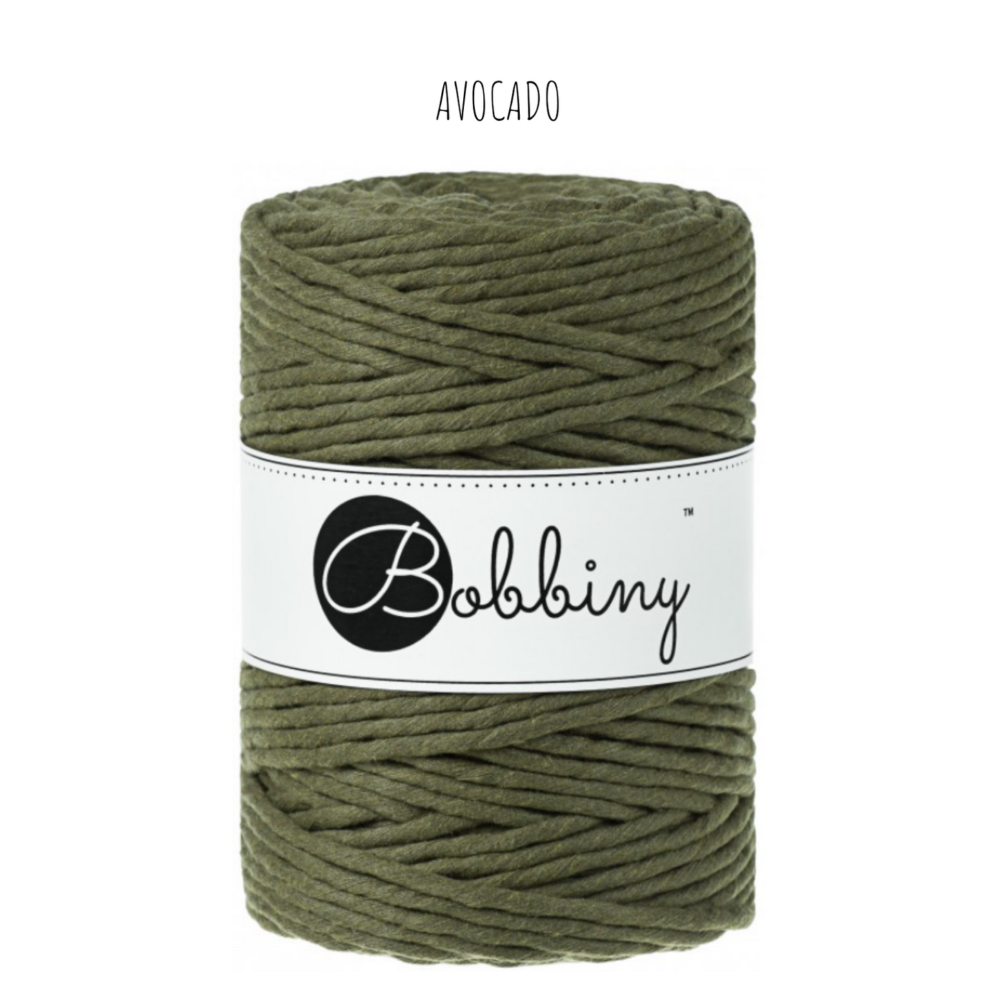 Bobbiny macramé XXL 5 mm regular (rozčesatelná)