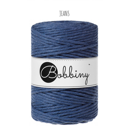 Bobbiny macramé XXL 5 mm regular (rozčesatelná)