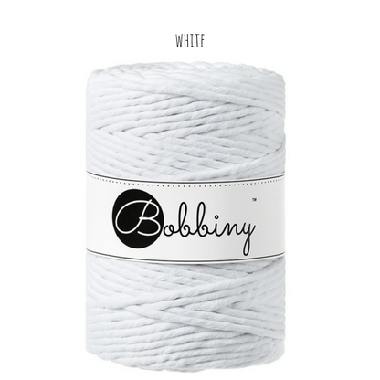 Bobbiny macramé XXL 5 mm regular (rozčesatelná)