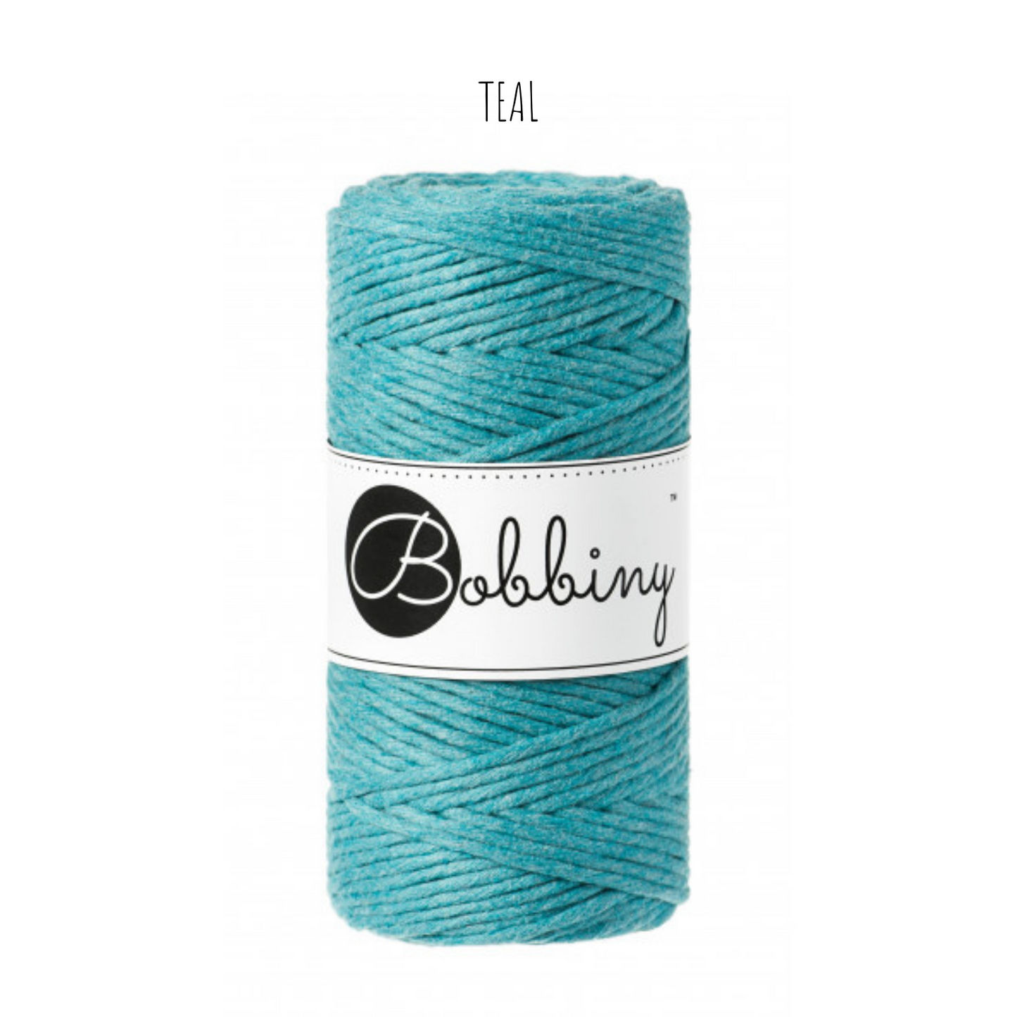 Bobbiny macramé 3 mm regular (rozčesatelná)