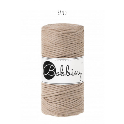 Bobbiny macramé 3 mm regular (rozčesatelná)