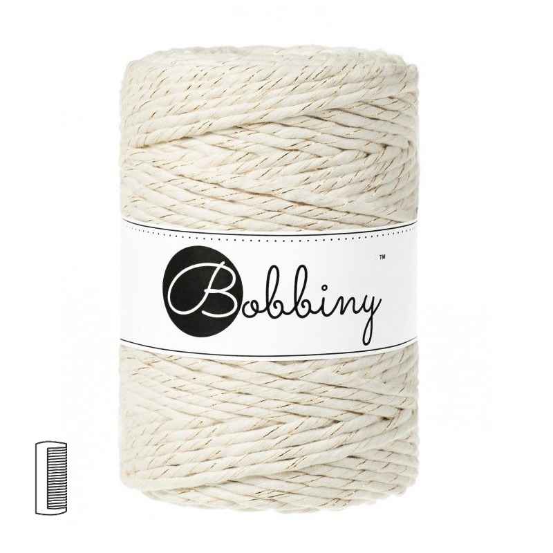 Bobbiny macramé XXL 5 mm regular (rozčesatelná)