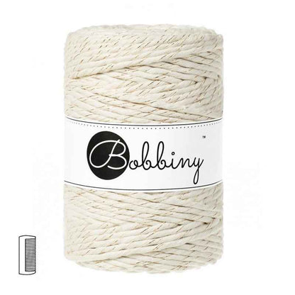 Bobbiny macramé XXL 5 mm regular (rozčesatelná)