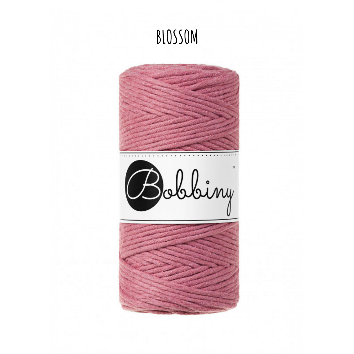 Klubíčko 10/20 m Bobbiny macramé 3 mm regular (rozčesatelná)