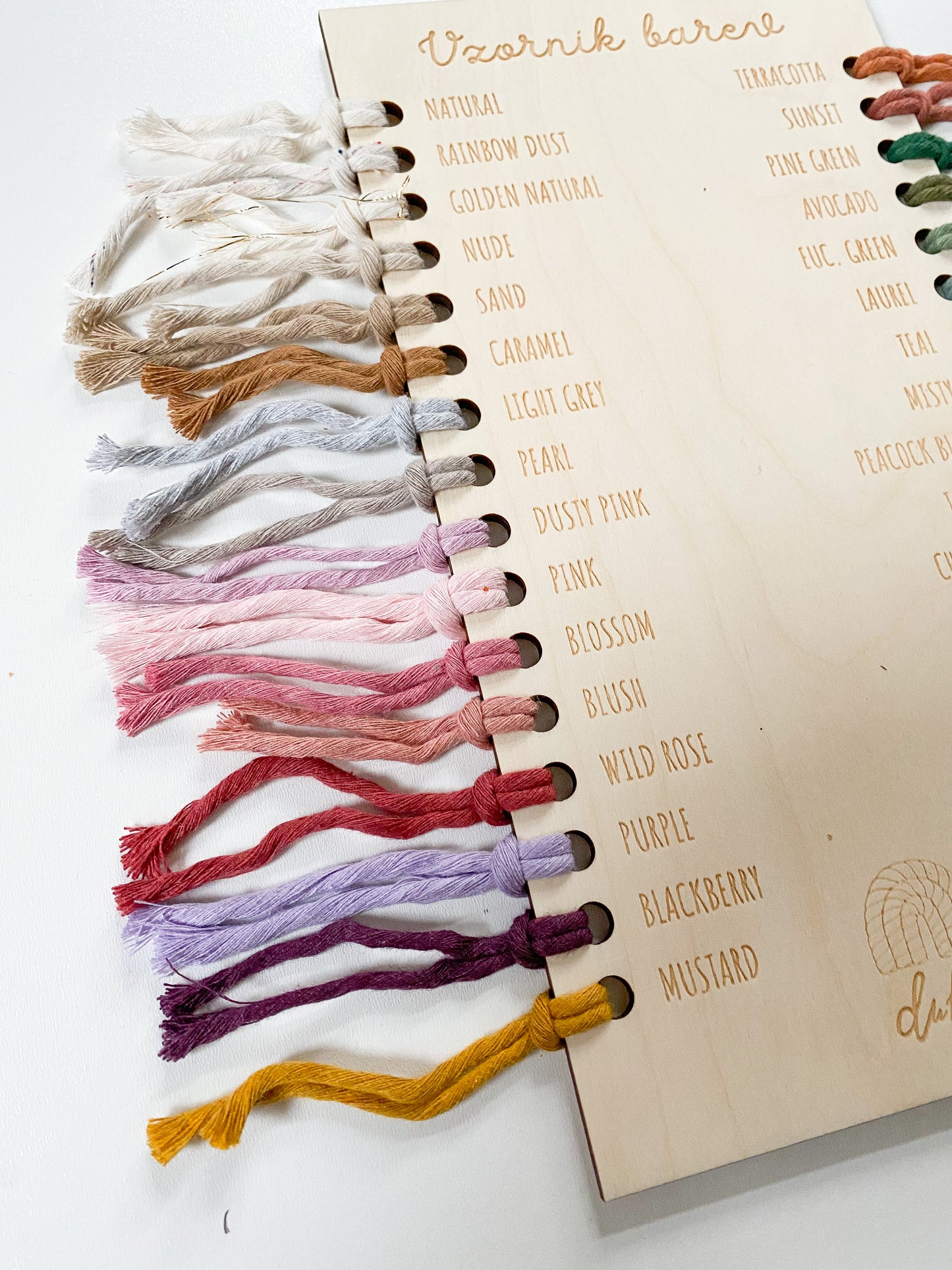 Macramé duha na přání