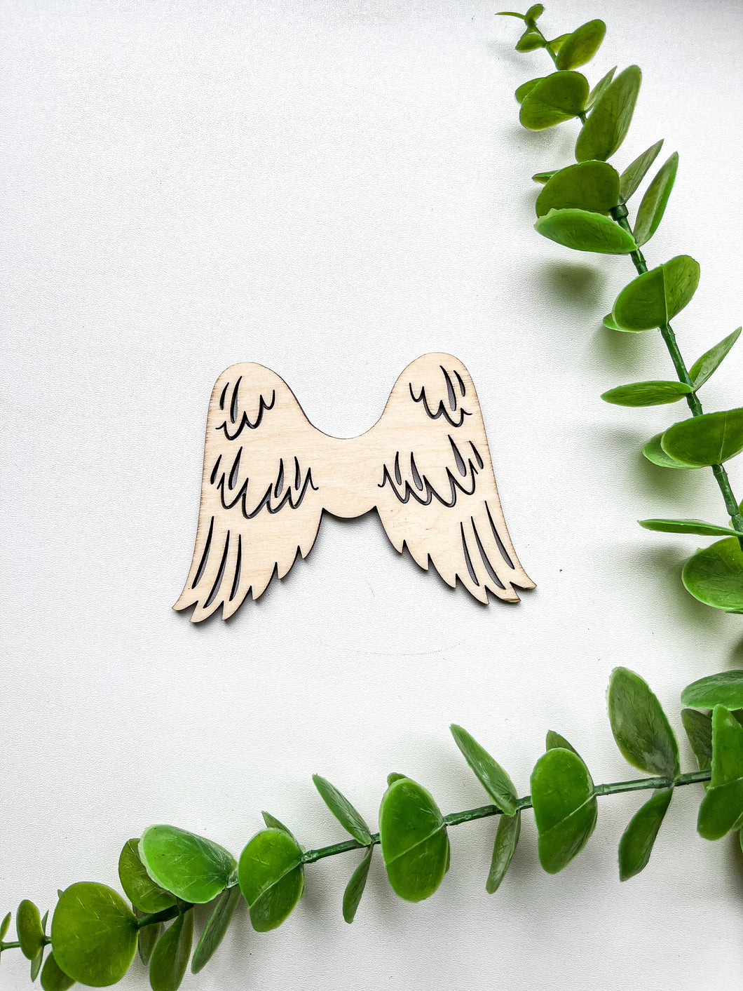 Dřevěná andělská křídla - macramé anděl (více variant)