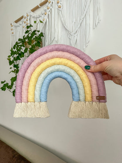Macramé duha Pastelová