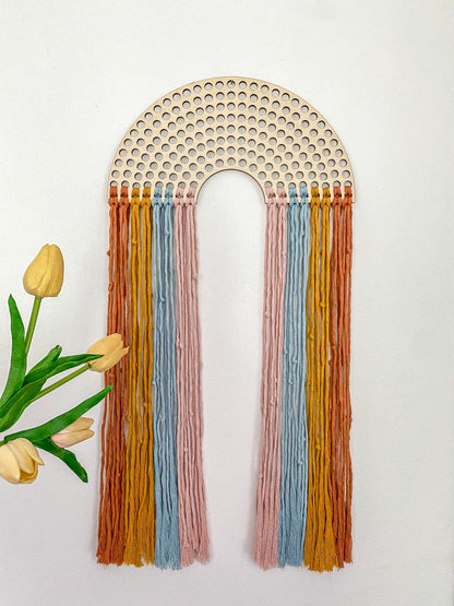 Dřevěná duha - 30 cm