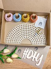 Načíst obrázek do prohlížeče Galerie, Kreativní set - Dřevěná Macramé duha
