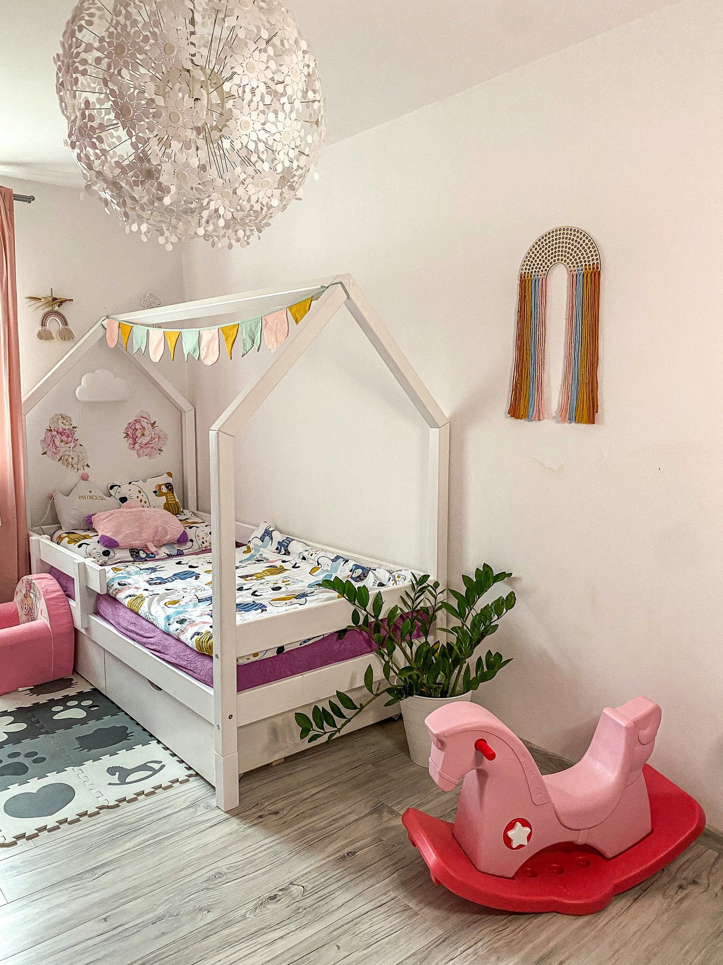 Dřevěná duha - 30 cm