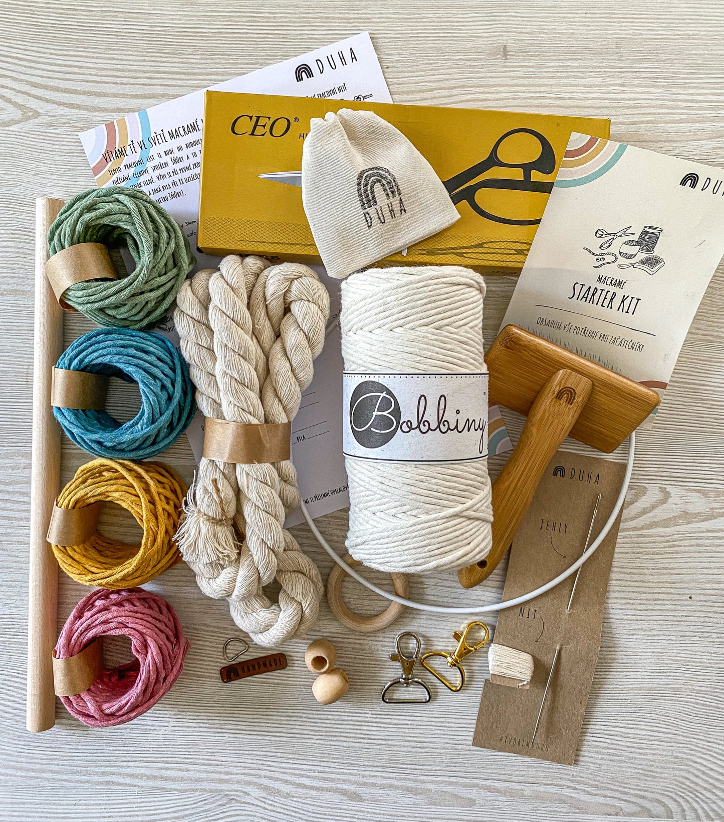 Macramé STARTOVACÍ BALÍČEK