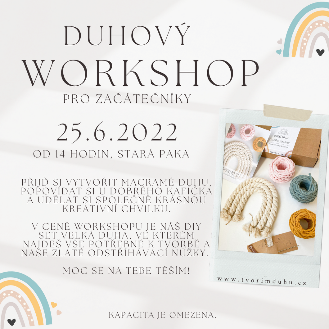 DUHOVÝ WORKSHOP 22.6.2022