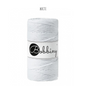 Bobbiny regular 3 mm White
