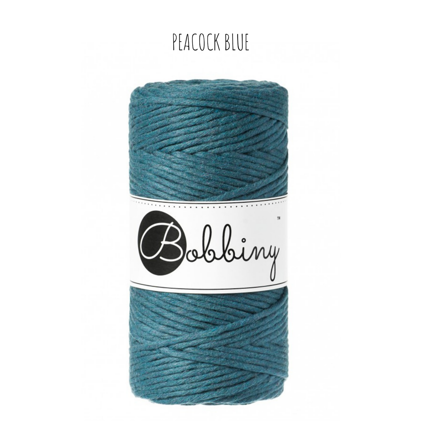 Bobbiny macramé 3 mm regular (rozčesatelná)
