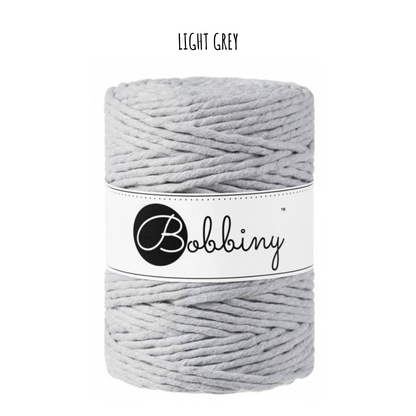 Bobbiny macramé XXL 5 mm regular (rozčesatelná)