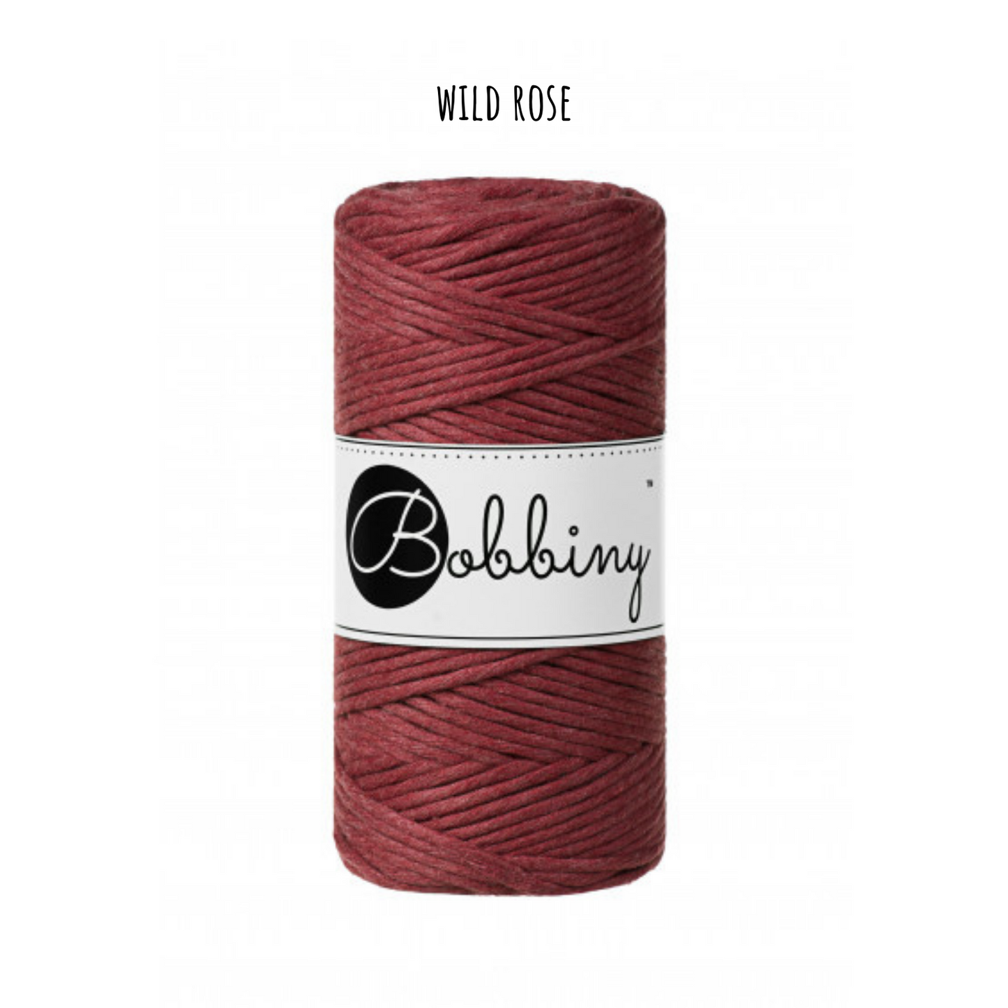 Bobbiny macramé 3 mm regular (rozčesatelná)