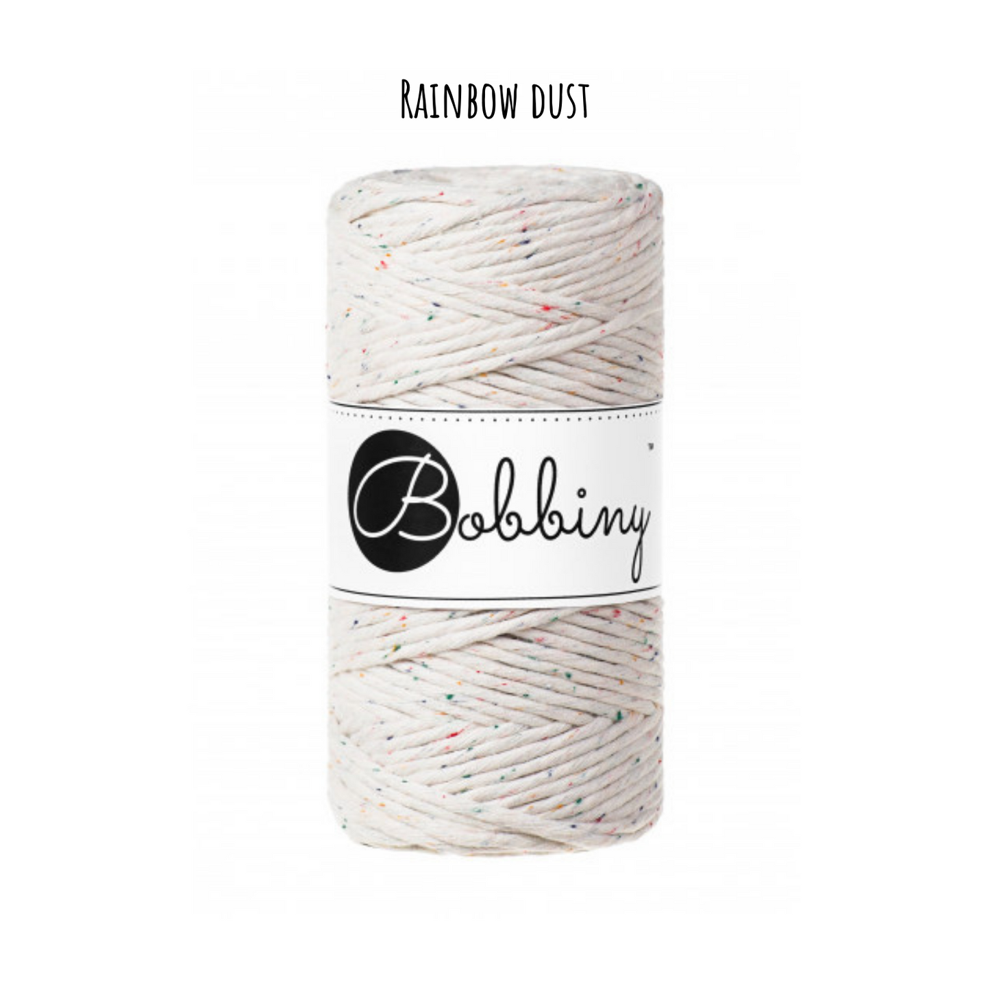 Klubíčko 10/20 m Bobbiny macramé 3 mm regular (rozčesatelná)