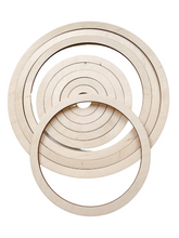 Načíst obrázek do prohlížeče Galerie, Sada dřevěných kruhů - DIY
