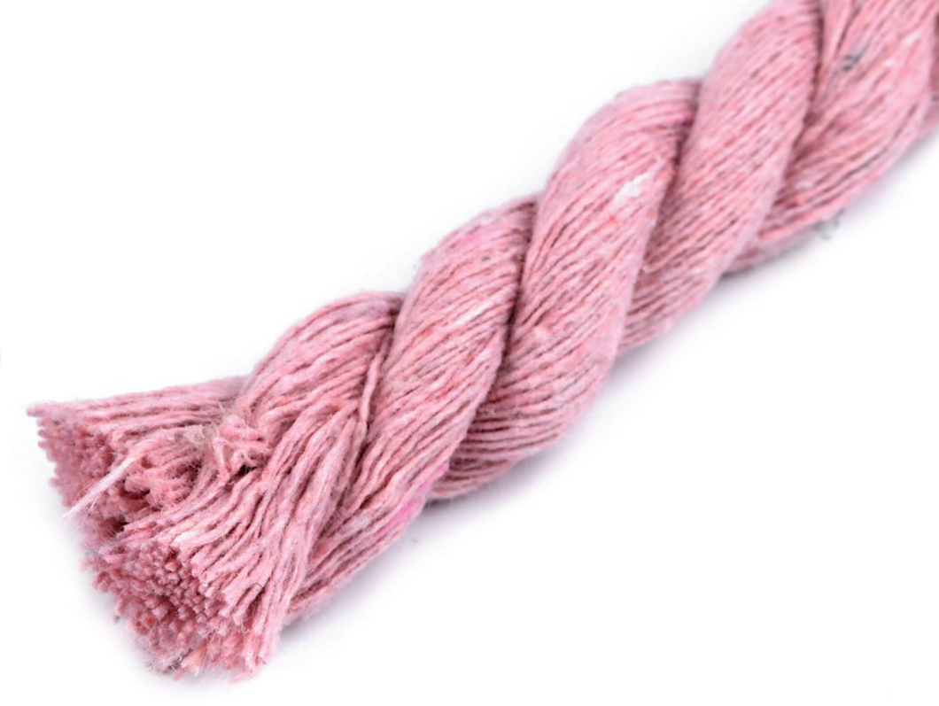 Barevná bavlněná lana 12 mm