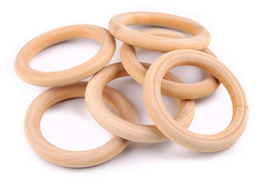Dřevěné kroužky (více velikostí)
