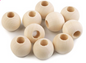 Dřevěné korálky hladké (více velikostí)