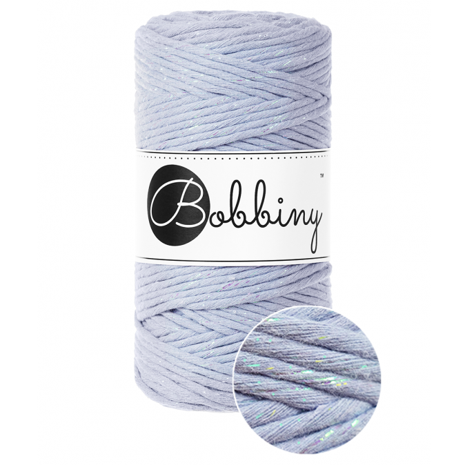Bobbiny macramé 3 mm regular (rozčesatelná)