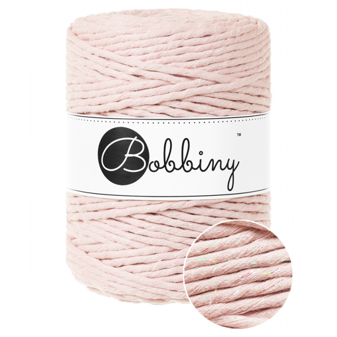 Bobbiny macramé XXL 5 mm regular (rozčesatelná)