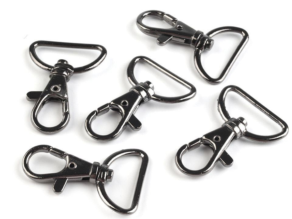 Kovová karabinka průvlek 25 mm (4 barvy)