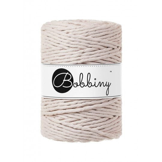 Bobbiny macramé XXL 5 mm regular (rozčesatelná)