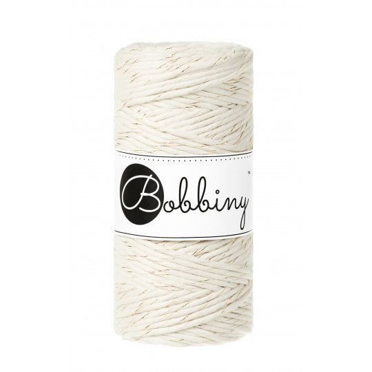 Bobbiny macramé 3 mm regular (rozčesatelná)