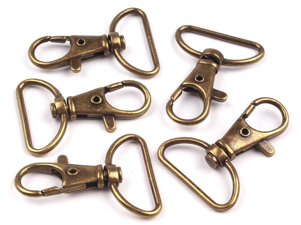 Kovová karabinka průvlek 25 mm (4 barvy)