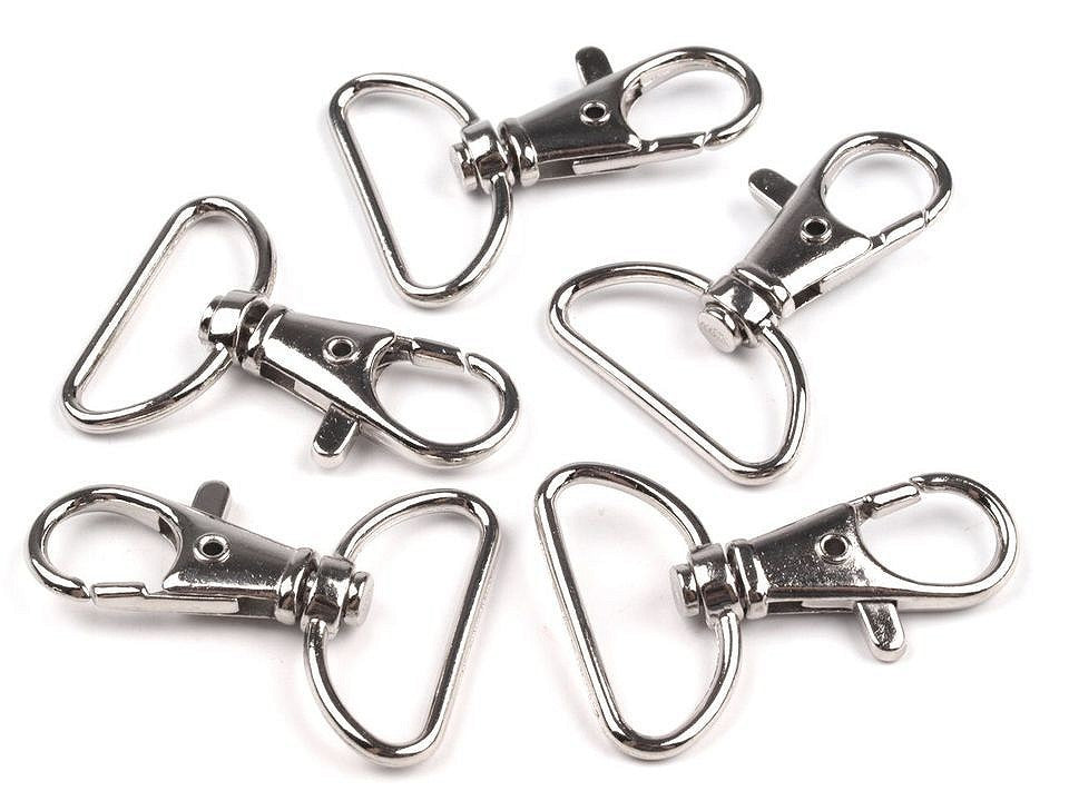 Kovová karabinka průvlek 25 mm (4 barvy)