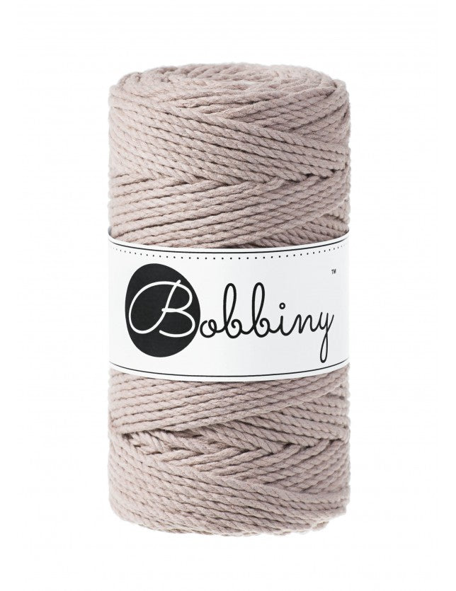 Bobbiny macramé 3PLY 3 mm regular (rozčesatelná)