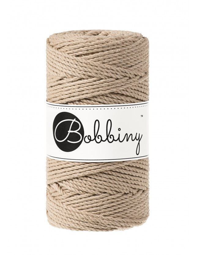 Bobbiny macramé 3PLY 3 mm regular (rozčesatelná)